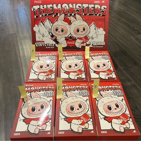Pop Mart Labubu Coca-Cola The Monsters Vinyl Face Blind Box not opened Brand New - Picture 5 of 16